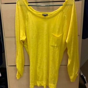 Blouse Yellow - Express light long sleeve Medium